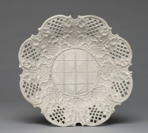 Plade, fremstillet af en Staffordshire Factory, England, ca. 1760 af British School