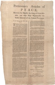 Foreløbige artikler om fred mellem...Storbritannien og...De Forenede Provinser, 2. september 1783 af British School