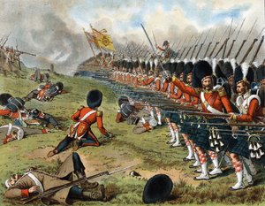 Den 93. Sutherland Highlanders fremrykning i slaget ved Alma 1854 - i "" Harper
