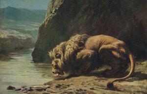 Kongen drikker, 1881, 1922. af Briton Riviere