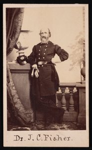 Portræt af Dr. James C. Fisher, 1863. af Broadbent and Co