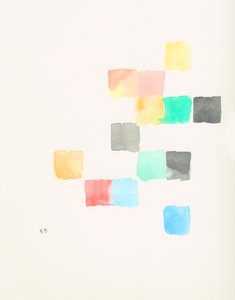 Pastelfarvede farveblokke af Bronwyn Baker