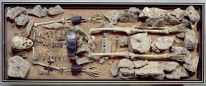 Rigt begavet kvindegrav fra Molzbach bei Huenfeld af Bronze Age