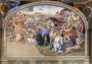Krydsningen af Det Røde Hav af Bronzino