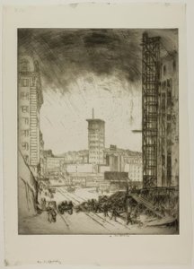 Das Gerüst von Bror Julius Olsson Nordfeldt