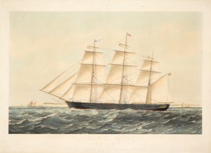 Det berømte jernklipperskib Chile 767 Tons Register, der tilhører Seymour Peacock  Co fra London