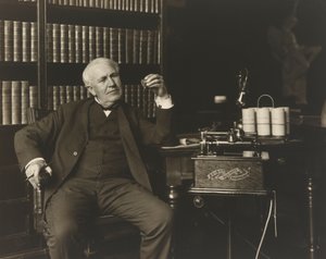Thomas Alva Edison (1847-1931) af Brothers Pach