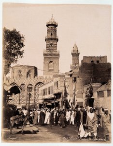 Fest i Kairos gader - fotografi af brødrene Zangali, slutningen af det 19. århundrede