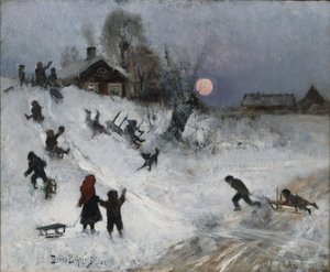 Slædekørsel, 1882