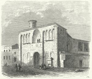 Theoderik den Stores palads i Ravenna af Bruno Heinrich Strassberger