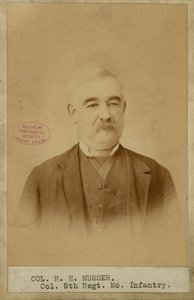 Richard H. Musser, oberst, 9. Missouri-infanteri (Konføderationen) af Brunswick J. Sharer