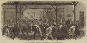 Marseillaise Hall, Belleville, Paris, ved Rocheforts arrestation af Burn Smeeton