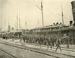 13. infanteri efter øvelse, spansk-amerikansk krig, juni 1898, 1899. af Burr McIntosh