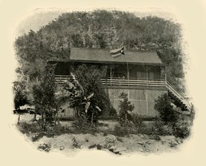 Cubansk hovedkvarter i Daiquiri, spansk-amerikansk krig, juni 1898, 1899.