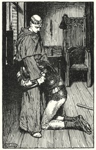 Illustration til The Cloister and The Hearth af Charles Reade (litho)
