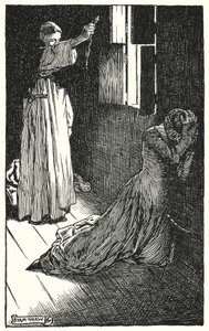 Illustration til The Cloister and The Hearth af Charles Reade (litho)