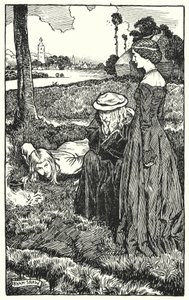 Illustration til The Cloister and The Hearth af Charles Reade (litho) af Byam (after) Shaw