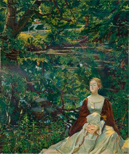 Fra et maleri af Byam Shaw, c1899