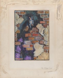 Den sorte kat, for Edgar Allan Poes "Selected Tales of Mystery", 1909, 1909.