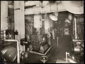 Et fyrrum på Hotel McAlpin, 1913 (sølv gelatinetryk) af Byron Company