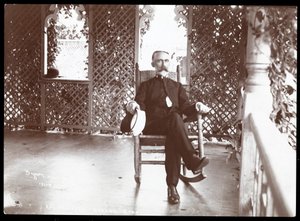 Amerikansk flådeofficer admiral William Thomas Sampson, Havana, 1902 (sølv gelatinetryk)