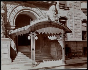 Indgangen til Hotel Earlington, 55 West 27th Street, New York, 1906 (sølv gelatinetryk) af Byron Company