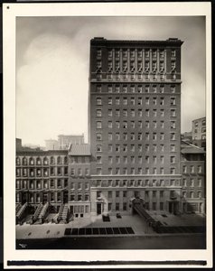 Hotel La Salle, 30 East 60th Street, New York, 1920 (sølv gelatinetryk) af Byron Company