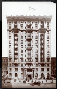 Hotel Woodstock på 127 West 43rd Street, New York, 1907 (sølv gelatinetryk) af Byron Company