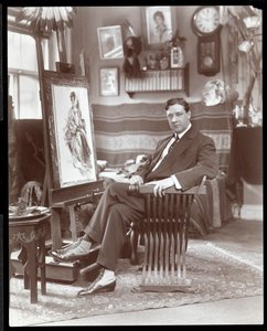 Mr. Harrison Fisher, 1905 (sølv gelatinetryk) af Byron Company