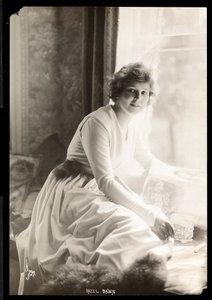 Portræt af Hazel Dawn. ca. 1915 (sølv gelatinetryk)
