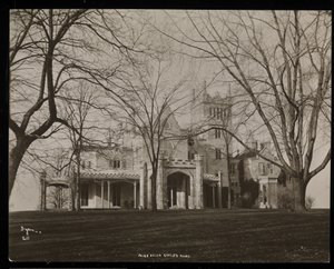 Helen Gould-ejendommen (sen Jay Gould-residens) i Tarrytown, New York, 1893-94 (sølv gelatinetryk) af Byron Company
