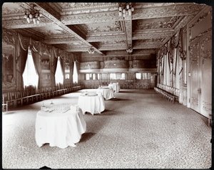 Receptionslokalet på Hotel Delmonico, 1902 (sølv gelatinetryk) af Byron Company