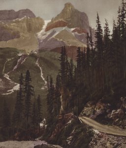 Cathedral Peak, Alt 10.454 fod (farvefoto) af Byron Hill Harmon