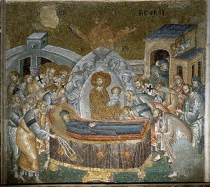 Jomfruens dvale (mosaik af Byzantine