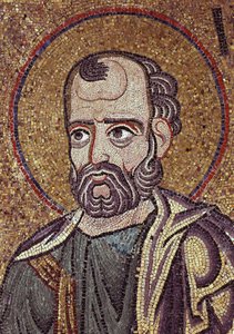 Profeten Jonas Detalje af indvendige mosaikker i St. Marks-basilikaen, 1100-tallet af Byzantine Byzantine