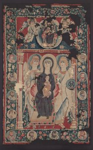 Icon of the Virgin & Child, 500sdani af Byzantine School