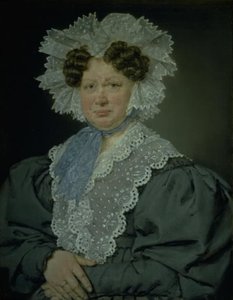 Kammerherreinde Kirsten Stampe f. Kaas (1766-1842) gift 1793 med kammerherre, Holger Baron Stampe til Nysø