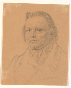 Portræt af regimentsdyrlæge J.C. Freund af C.A. Jensen