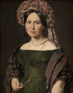 Kunstnerens Hustru iført Turban