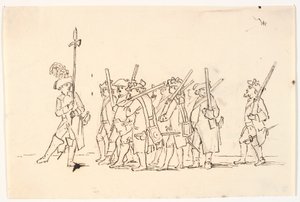 Borgervæbning. Satirisk blad af C.A. Lorentzen
