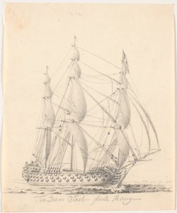 Tre Dæks Skib - første Rang - af C.A. Lorentzen