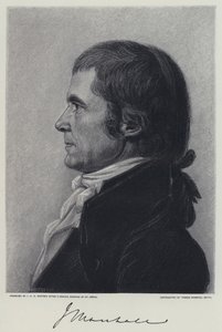 overdommer Marshall (litho) af C.B.J.F. de (after) Saint Memin