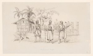 Atkinske tropper (titel på objekt) af C.D. Wulf (attributed to)