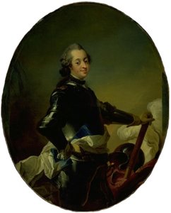 Portræt af Frederik V i rustning