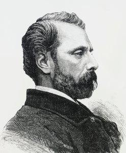 Portræt af Agostino Bertani (1812-1886) i 1860, italiensk læge og patriot, gravering af J.B. and Brown J. Rowbotham