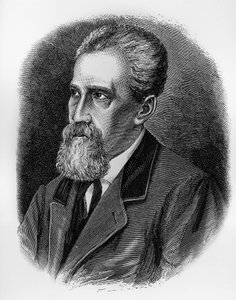 Portræt af Giuseppe Sirtori (1813-1874), italiensk soldat, general, patriot og politiker, gravering af J.B. and Brown J. Rowbotham