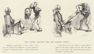 Den unge amatør og den onde onkel (litho) af C.J. Taylor