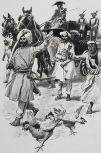 East India Company (gouache på papir) af C.L. Doughty