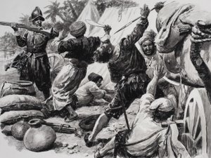 Spaniere kæmper mod arabere af C.L. Doughty