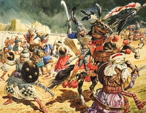 Tamerlane The Terrible (gouache på papir) af C.L. Doughty